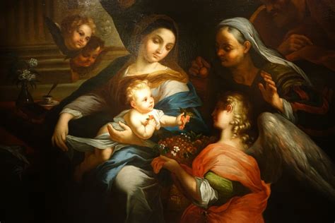  “The Holy Family with Saint Anne” -  a Masterpiece Embellished with Exquisite Gold and Vivid Symbolism